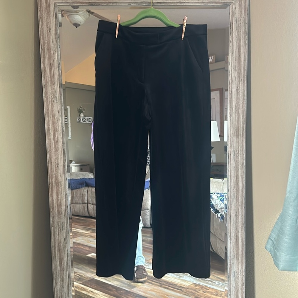 Express Black Velvet Relaxed Trouser pant in 12 short. Great condition